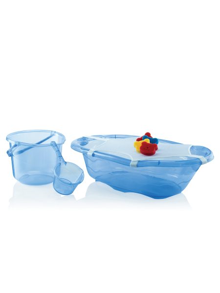MOJE-ŞEFFAF-BANYO-KÜVETİ-SETİ-5'LI-(KUTULU)---MAVİ